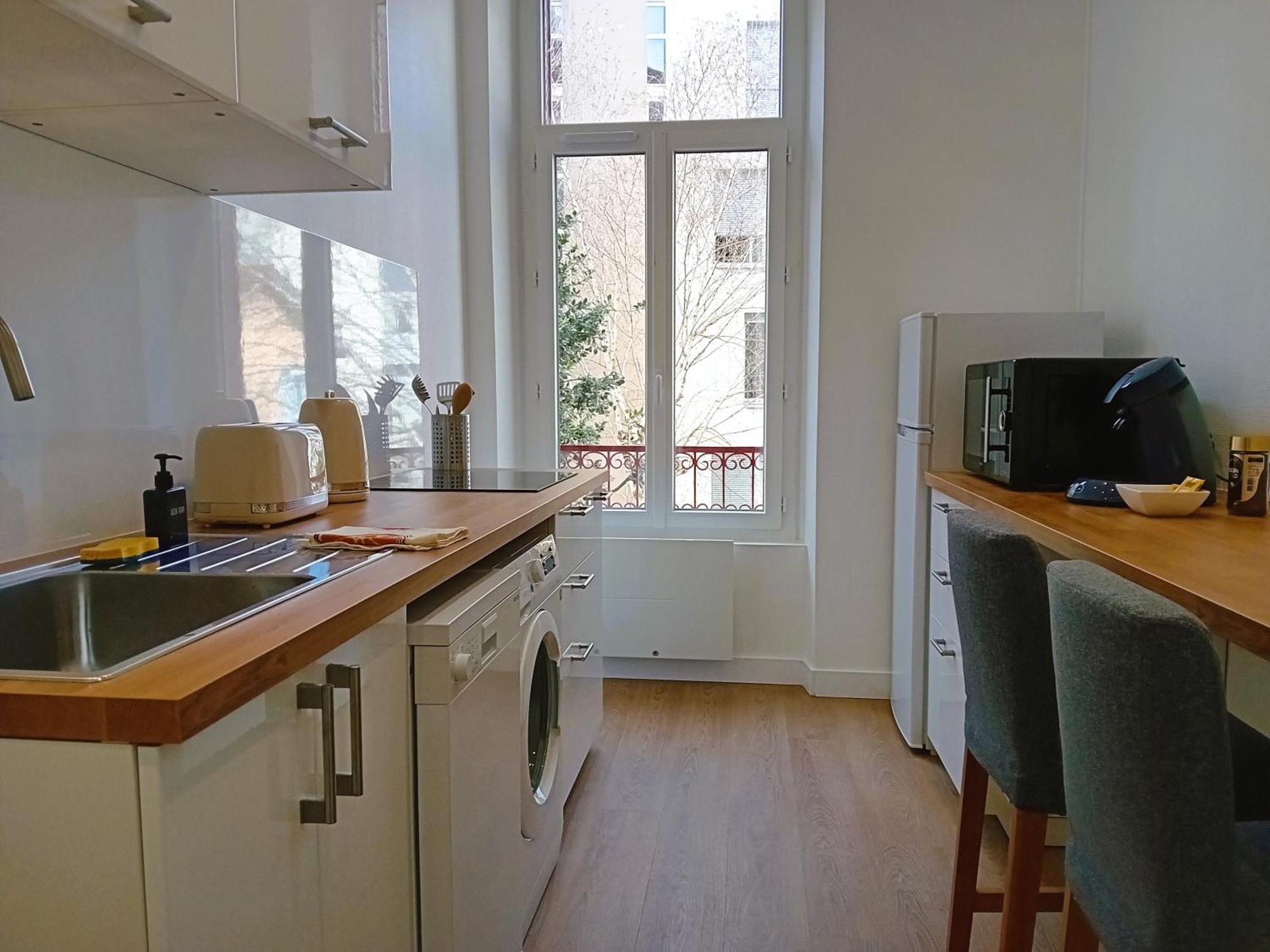 101 - Appart Renove Avec 1 Chambre Spacieuse - Tram Et Clinique Mutualiste A 1 Min Grenoble Extérieur photo